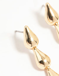 Gold Teardrop Earrings - link has visual effect only