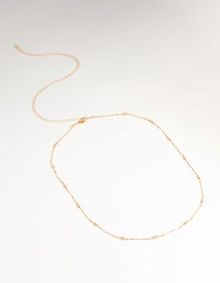 Gold Ball Fine Waist Chain - link has visual effect only