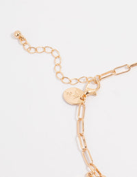 Gold Celestial Charm Anklet - link has visual effect only