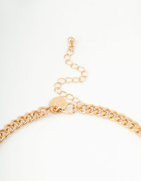 Brown & White Acrylic Statement Pendant Necklace - link has visual effect only