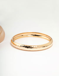 Gold & Acrylic Bangles 3-Pack - link has visual effect only
