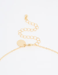 Gold Plated Cubic Zirconia Butterfly Y-Necklace - link has visual effect only