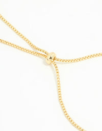 Gold Plated Cubic Zirconia Quartz Celestial Bracelet - link has visual effect only