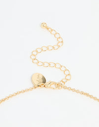 Gold Plated Rectangular Locket Pendant Necklace - link has visual effect only