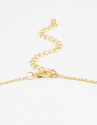 Gold Plated Mother Of Pearl Cross Pendant Necklace - link has visual effect only