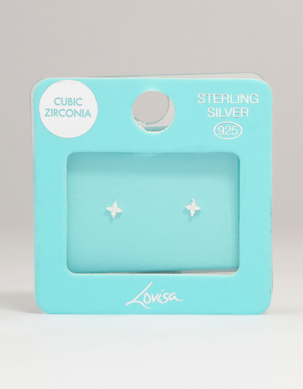 Sterling Silver Baby Flower Stud Earrings