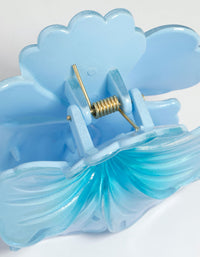 Blue Ombre Hibiscus Hair Claw Clip - link has visual effect only