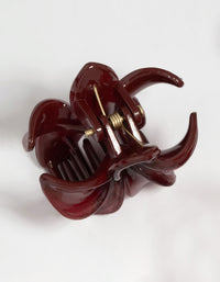 Multicoloured Mini Frangipani Claw Clips 4-Pack - link has visual effect only