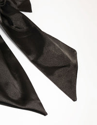 Black & White Fabric Classic Bow Hair Clips 2-Pack - link has visual effect only