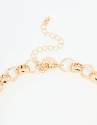 Gold Shell Statement Necklace - link has visual effect only