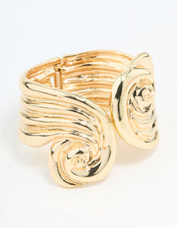 Gold Swirled Wrist Cuff - link has visual effect only