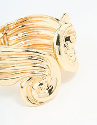 Gold Swirled Wrist Cuff - link has visual effect only
