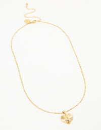 Waterproof Gold Plated Stainless Steel Snake Heart Necklace - link has visual effect only