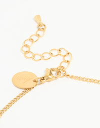 Waterproof Gold Plated Stainless Steel Multi Butterfly Anklet - link has visual effect only