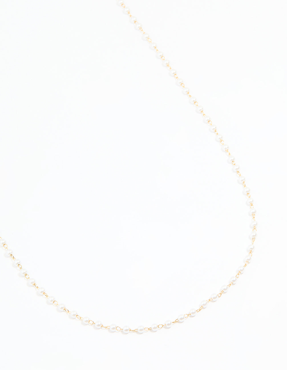 Waterproof Gold Plated Stainless Pearl Waist Chain