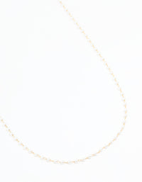 Waterproof Gold Plated Stainless Pearl Waist Chain - link has visual effect only