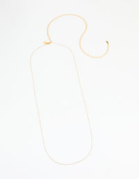 Waterproof Gold Plated Stainless Pearl Waist Chain - link has visual effect only