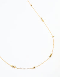 Waterproof Gold Plated Stainless Steel Beaded Waist Chain - link has visual effect only