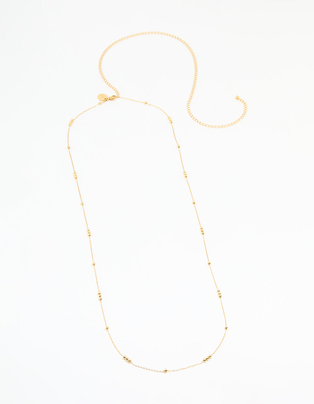 Waterproof Gold Plated Stainless Steel Beaded Waist Chain