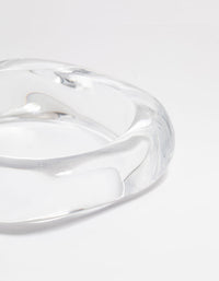 Acrylic Transparent Bangle - link has visual effect only