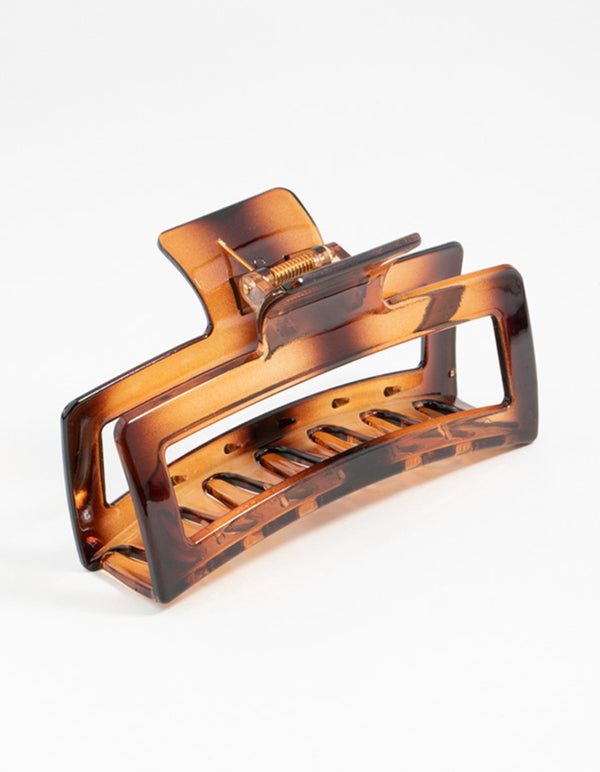 Tortoiseshell Shiny Claw Clip
