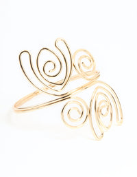 Gold Swirl Arm Cuff - link has visual effect only