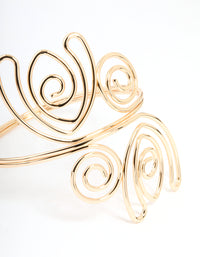 Gold Swirl Arm Cuff - link has visual effect only