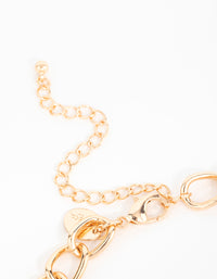 Gold Chain Tassel Layered Necklace - link has visual effect only
