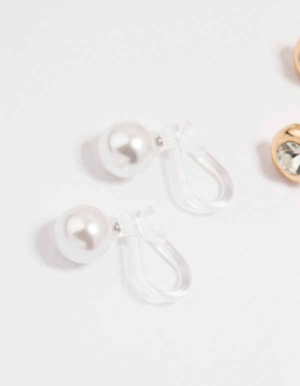 Gold Butterfly Ear Cuff 3-Pack