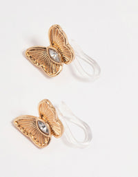 Gold Butterfly Ear Cuff 3-Pack - link has visual effect only