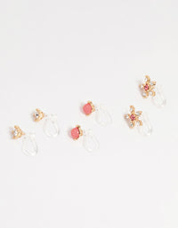 Gold Diamante Ear Cuff 3-Pack - link has visual effect only