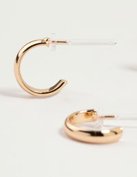 Gold Mixed Hoop Earrings 4-Pack - link has visual effect only