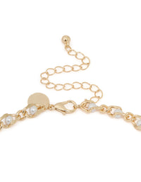 Antique Gold Pearl Coin Charm Necklace - link has visual effect only