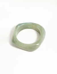 Green Acrylic Marbled Bangle - link has visual effect only