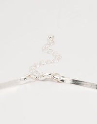 Silver Plated Disc Pendant Layered Necklace - link has visual effect only