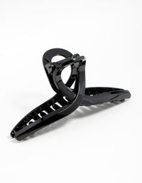 Black Loop Hair Claw Clip - link has visual effect only