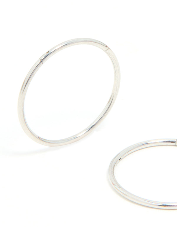 Surgical Steel Sleeper Earrings 16 MM