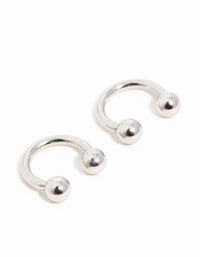 Titanium Open Hoop Earrings 2-Pack - link has visual effect only