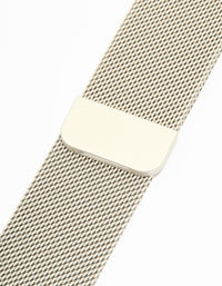 Silver Mesh Watch Strap 42/44/45 mm - link has visual effect only