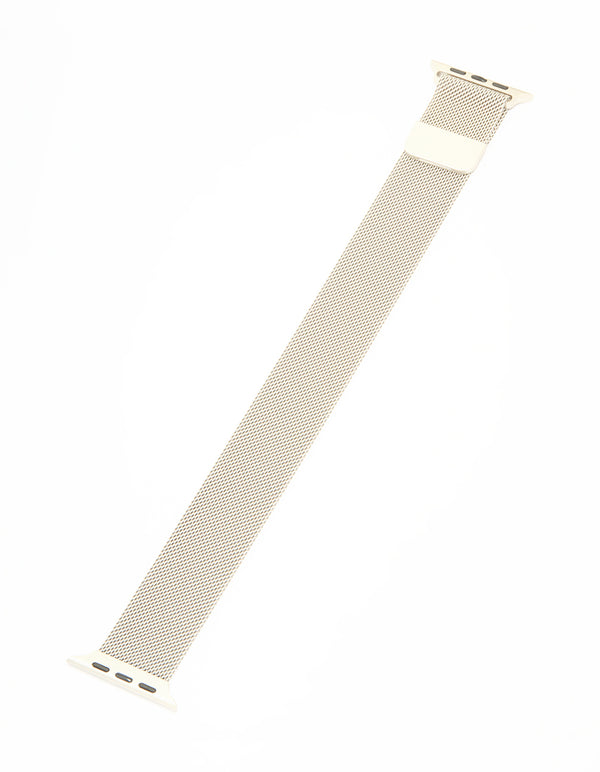 Silver Mesh Watch Strap 42/44/45 mm