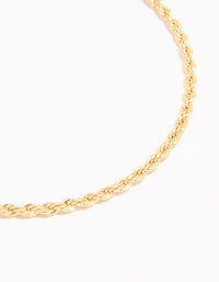 Gold Plated Detailed Chain Toggle Bracelet - link has visual effect only