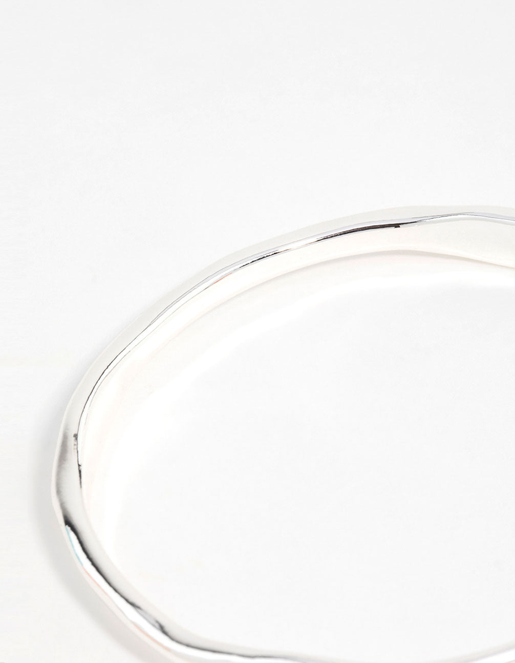 Silver Plated Organic Bangles 2-Pack