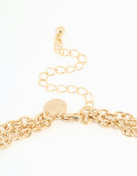 Gold Mixed Charm Layered Necklace - link has visual effect only