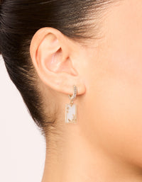 Gold Diamante Celestial Huggie Earrings - link has visual effect only