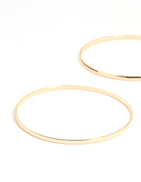 Gold Smooth Multi-Sized Bangles 6-Pack - link has visual effect only