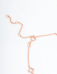 Rose Gold Plated Sterling Silver Flower Statement Bracelet - link has visual effect only