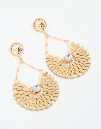 Gold Swing Drop Earrings - link has visual effect only
