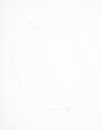 Sterling Silver Cubic Zirconia Horseshoe Necklace - link has visual effect only