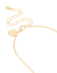 Kids Gold Paw Heart Cat BFF Pendant Necklaces 2-Pack - link has visual effect only