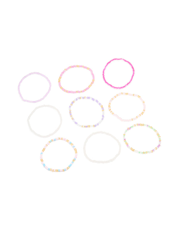 Kids Beaded Bracelets 9-Pack